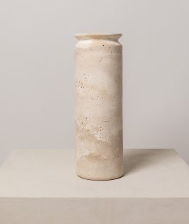 Travertine vaas Serenita L